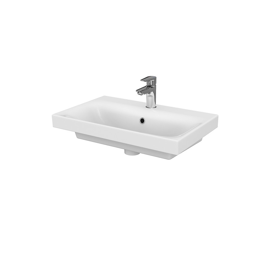 Cersanit S801-227-DSM - Hangende badkamerkast met een kom MEDA SLIM 62x60 cm glanzend wit