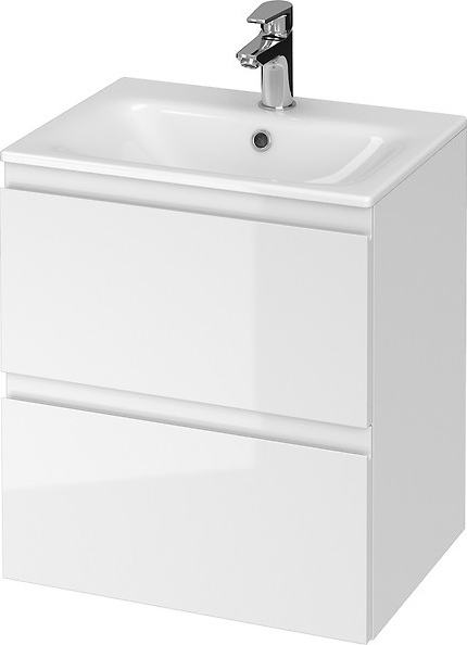 Cersanit S801-312-ECO - Hangend badkamermeubel met wastafel MODUO 50x40 cm, wit