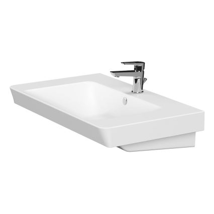 Cersanit S801-338-DSM - Armoire suspendue pour salle de bains avec vasque ELODY 46x80 cm blanc