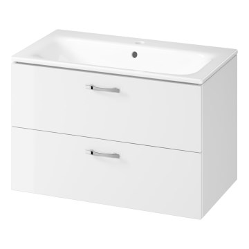 Cersanit S801-538 - Hangend badkamermeubel met wastafel NIKO 80x50x45 cm wit