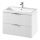 Cersanit S801-547 - Meuble de salle de bains suspendu avec vasque TIRSO 80 x 60 x 45 cm, blanc