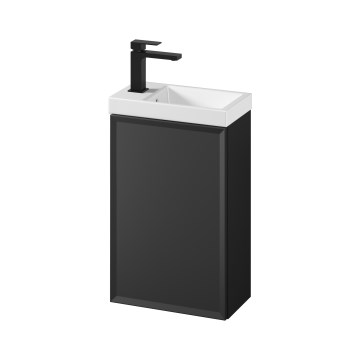 Cersanit S801-569 - Meuble-lavabo mural MILLE 40 x 22 cm noir
