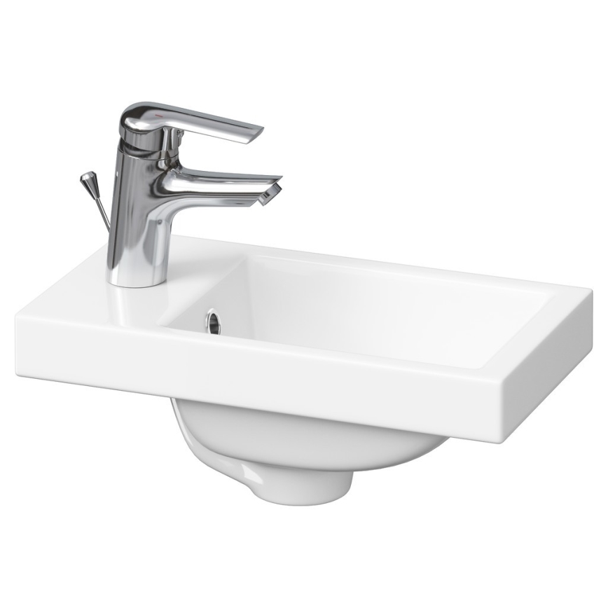 Cersanit S801-570 - Meuble suspendu de salle de bains MILLE avec lavabo 40x62x22 cm vert menthe