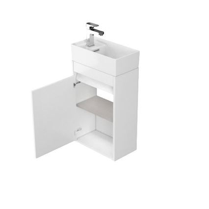 Cersanit S924-001 - Badkamerkast BARBARA 59,3x39,2 cm glanzend wit