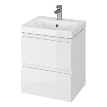 Cersanit S929-012 - Hanging badkamer basin kastje MEDDIE 57x49,4 cm glanzend wit