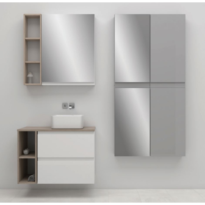 Cersanit S929-018 - Spiegel badkamerkast MEDDIE 80x59,5 cm