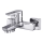 Cersanit S951-006 - Badkraan MILLE glanzend chroom
