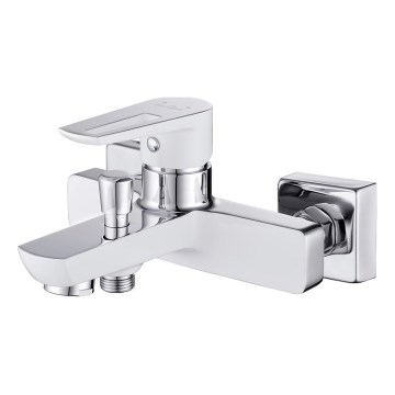 Cersanit S951-008 - Robinet de baignoire MILLE blanc/chrome brillant