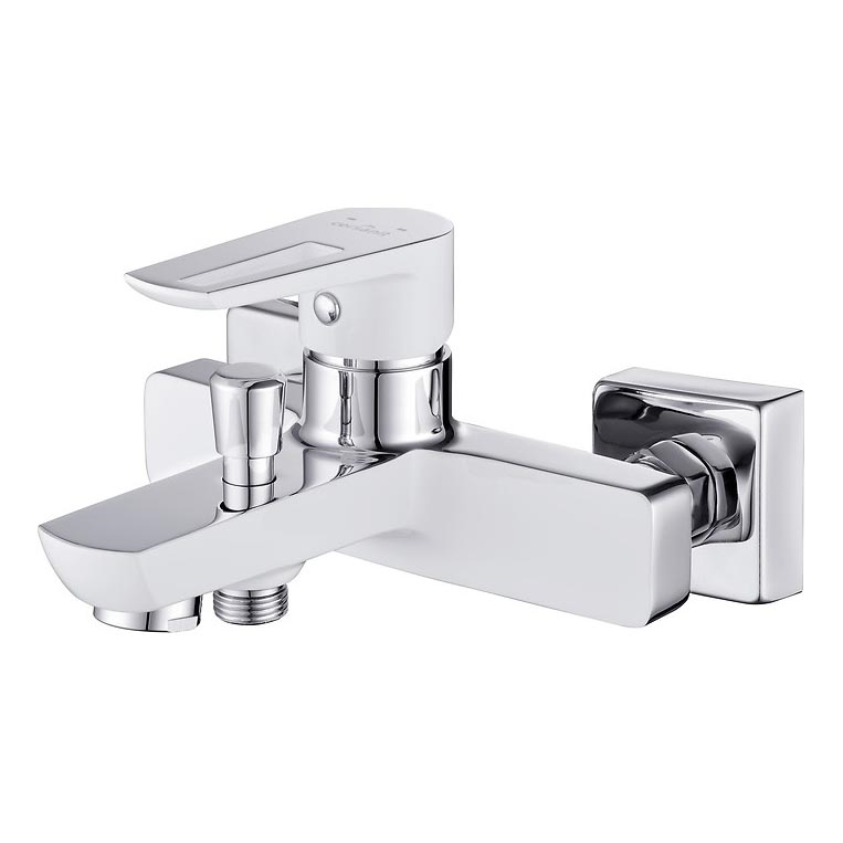 Cersanit S951-008 - Robinet de baignoire MILLE blanc/chrome brillant