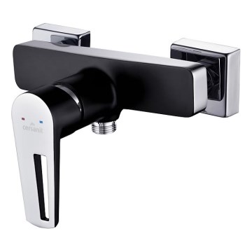 Cersanit S951-034 - Robinet de douche MILLE noir/chrome brillant