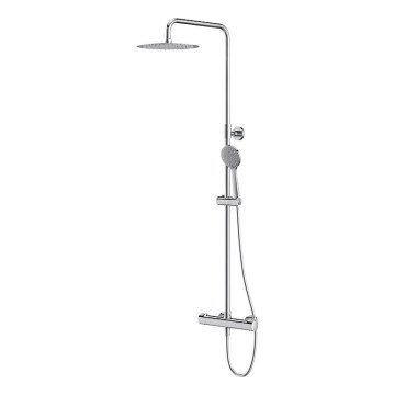 Cersanit S951-340 - Colonnes de douche avec robinet thermostatique CITY chrome brillant