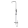Cersanit S951-340 - Ensemble de douche avec mitigeur thermostatique CITY chrome brillant