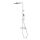 Cersanit S951-341 - Colonnes de douche avec robinet thermostatique CITY chrome brillant