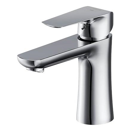 Cersanit S951-359 - Robinet de lavabo CITY 15 cm chrome brillant