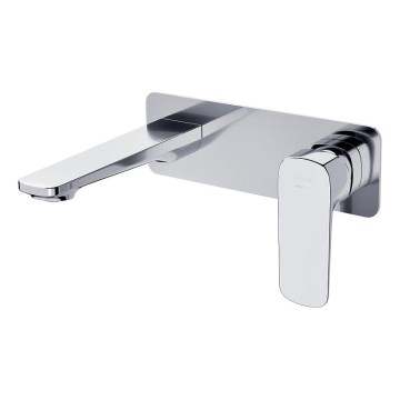 Cersanit S951-386 - Robinet de lavabo pour installation encastrée LARGA chrome brillant