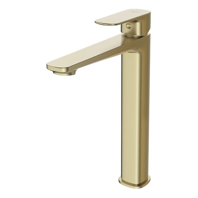 Cersanit S951-393 - Robinet de lavabo LARGA 29,5 cm doré