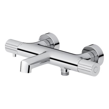 Cersanit S951-563 - Robinet de baignoire thermostatique ZEN chrome brillant