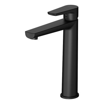 Cersanit S951-585 - Robinet de lavabo MODUO 27,2 cm noir