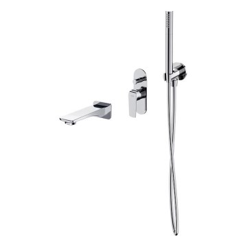 Cersanit S952-036 - Badset met inbouwkraan CITY glanzend chroom