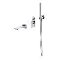 Cersanit S952-036 - Ensemble baignoire avec robinet encastré CITY chrome brillant