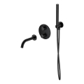 Cersanit S952-041 - Set de baignoire avec robinet thermostatique encastré ZEN noir