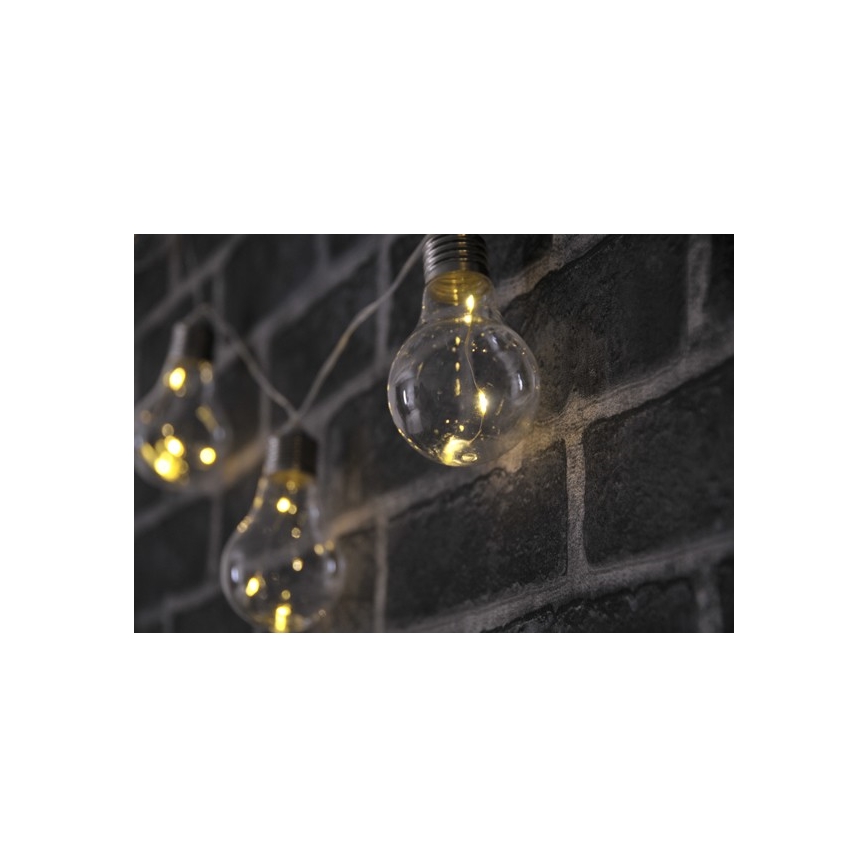 Chaine décorative LED SMOLDER 2.1 m 10xLED/2xAA
