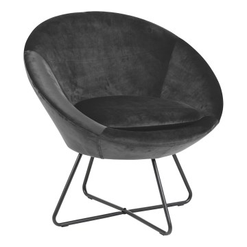 Chaise BERYL gris foncé
