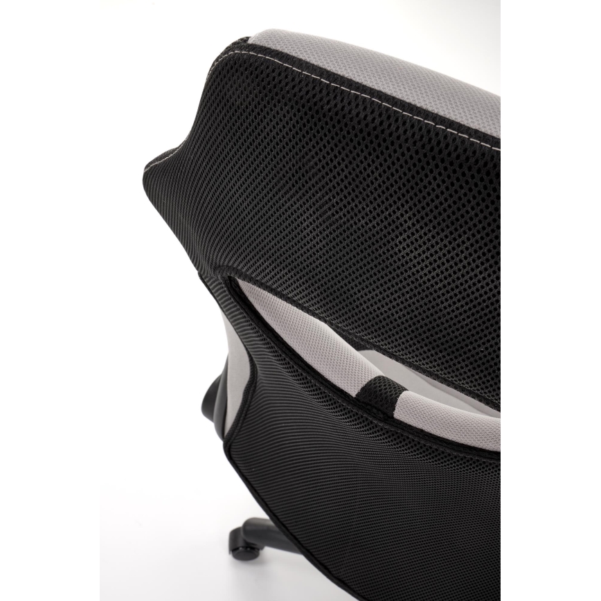 Chaise de bureau BOB noire/grise