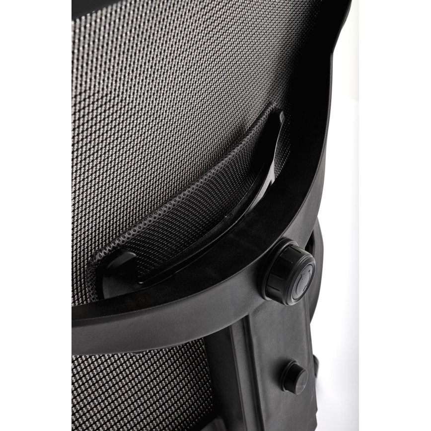 Chaise de bureau ELMIR noire/grise
