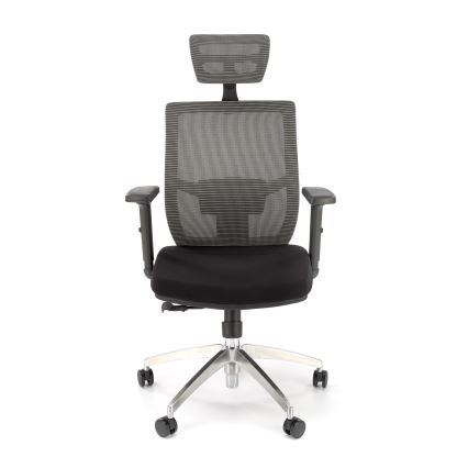 Chaise de bureau ELMIR noire/grise