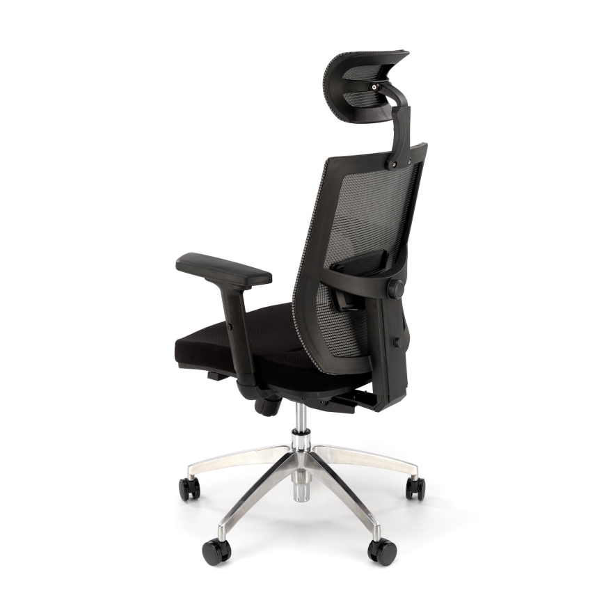 Chaise de bureau ELMIR noire/grise