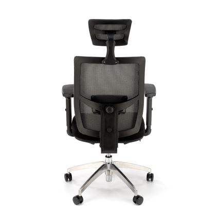 Chaise de bureau ELMIR noire/grise