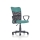 Chaise de bureau LIRI turquoise