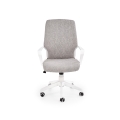 Chaise de bureau LONA blanche/gris clair
