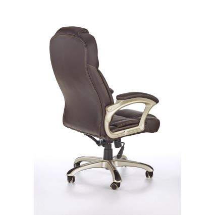 Chaise de bureau PINU brun foncé