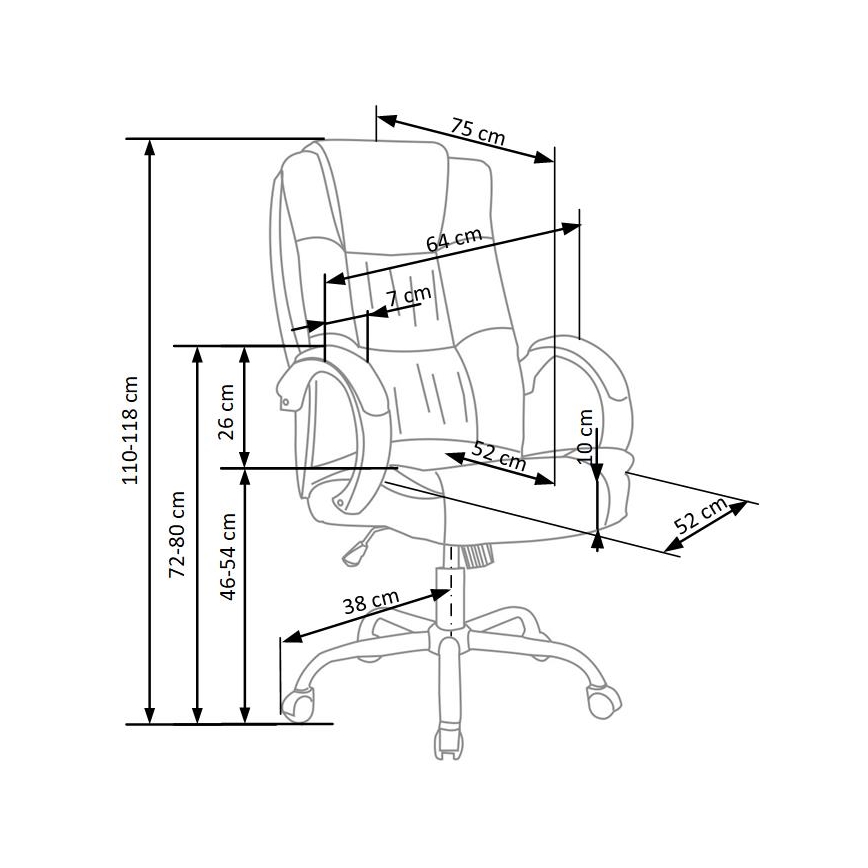 Chaise de bureau SELO grise