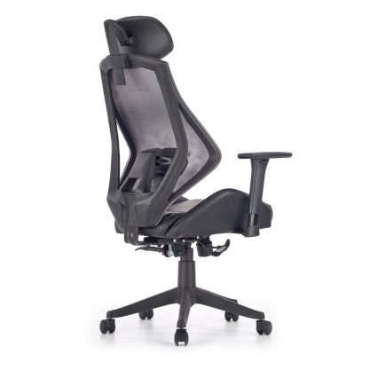 Chaise de bureau TERO noire/grise