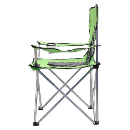 Chaise de camping pliable vert