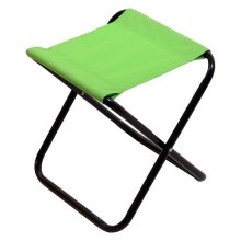 Chaise de camping pliable vert/noir