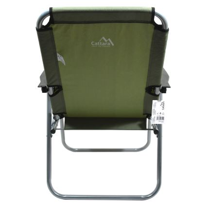 Chaise de camping pliable verte