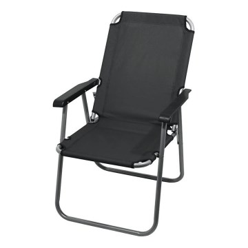 Chaise de camping pliante grise