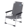 Chaise de camping pliante grise