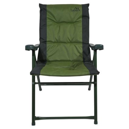 Chaise de camping pliante verte