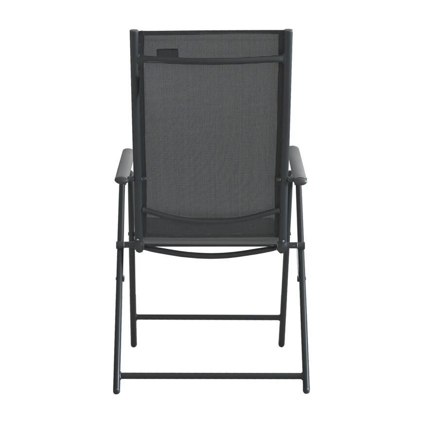 Chaise de jardin pliante grise