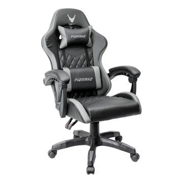 Chaise de jeu FIORANO noir/gris