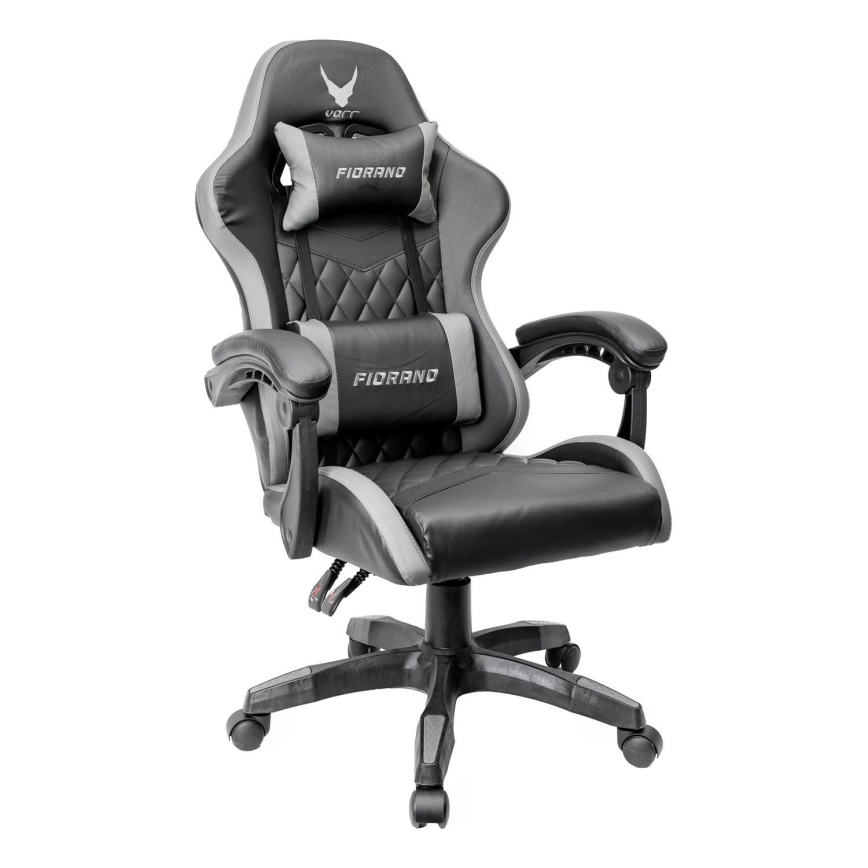 Chaise de jeu FIORANO noir/gris