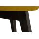 Chaise de repas BOVIO 86x48 cm jaune/hêtre