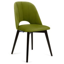 Chaise de repas BOVIO 86x48 cm vert clair/hêtre