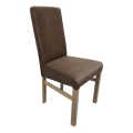 Chaise de salle à manger ALISON marron/hêtre
