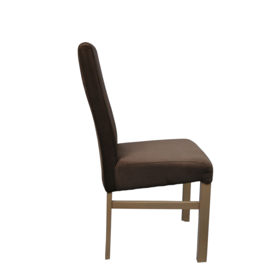 Chaise de salle à manger ALISON marron/hêtre